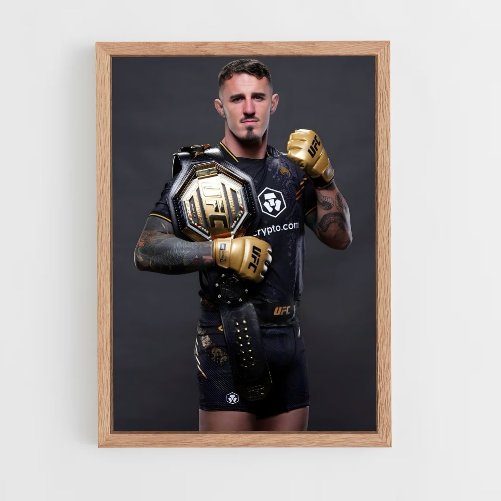 Poster Gloire Dorée – affiche MMA (vue 4)
